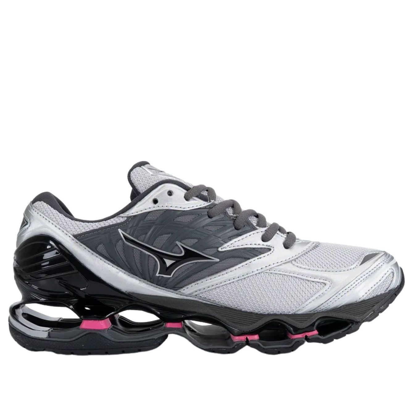 Mizuno Wave Prophecy LS 'Silver Dark Grey Pink' D1GA333708