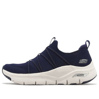 (WMNS) Skechers Arch Fit All Tied 'Navy White' 149564-NVY