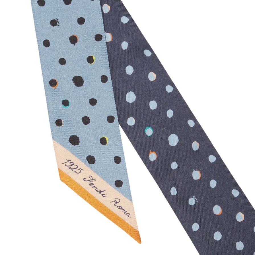 (WMNS) Fendi SS26 Wrappy Silk Scarf 'Light Blue' FXT011AWEYF158C
