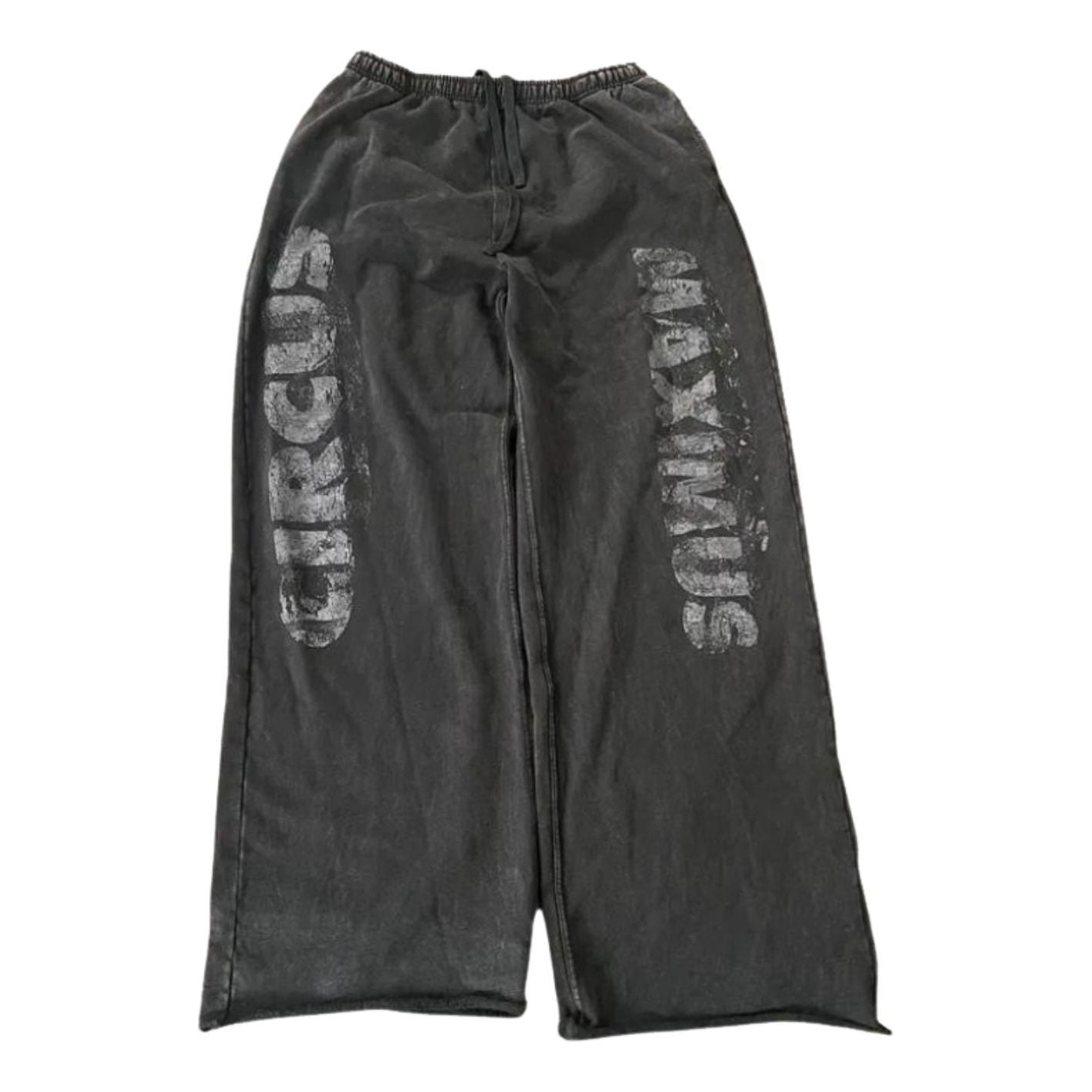 Travis Scott Tour Sweatpants 'Washed Mineral Dye Black' TSML-PL10