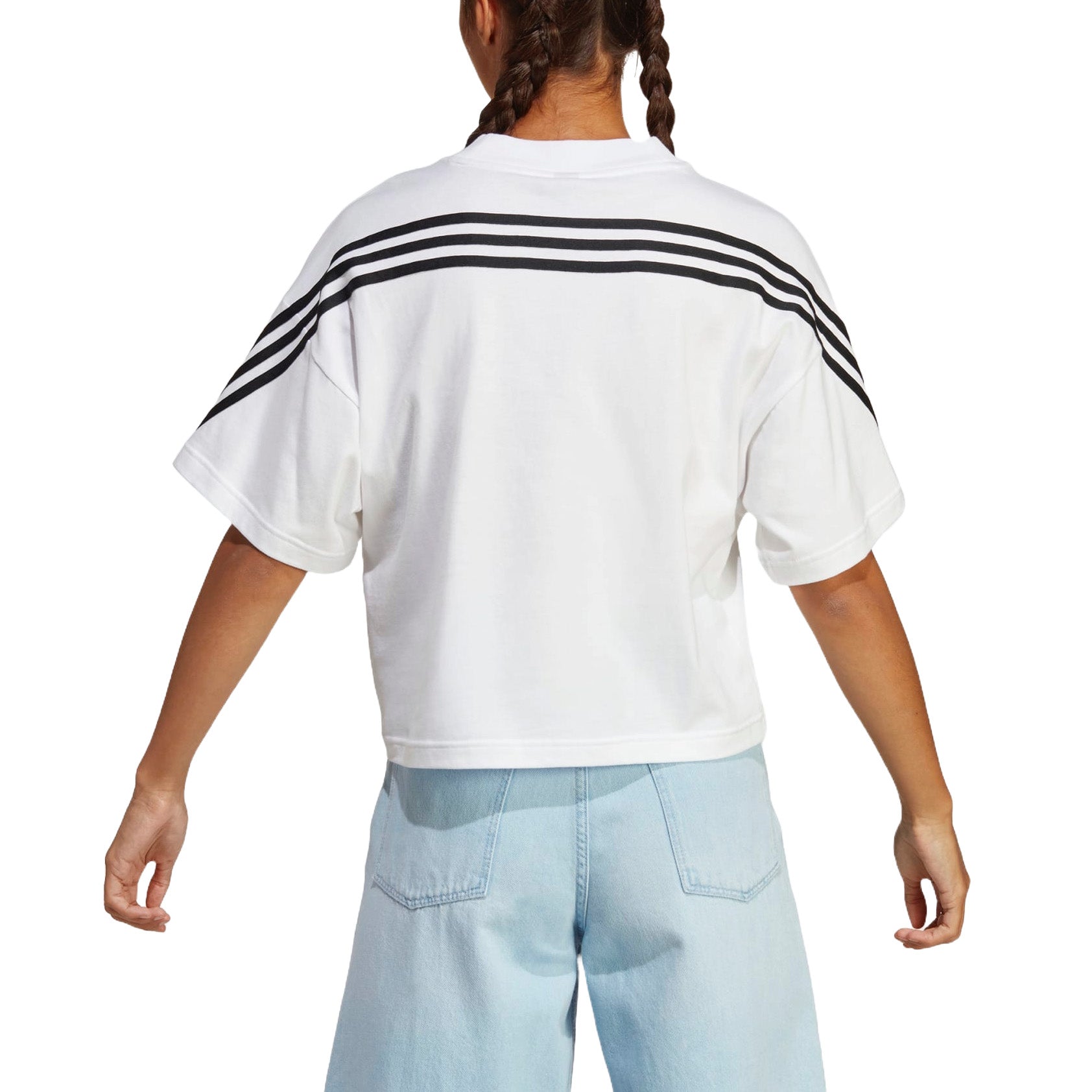 (WMNS) adidas Future Icons 3-Stripes T-Shirt Asia Sizing 'White' IB8517