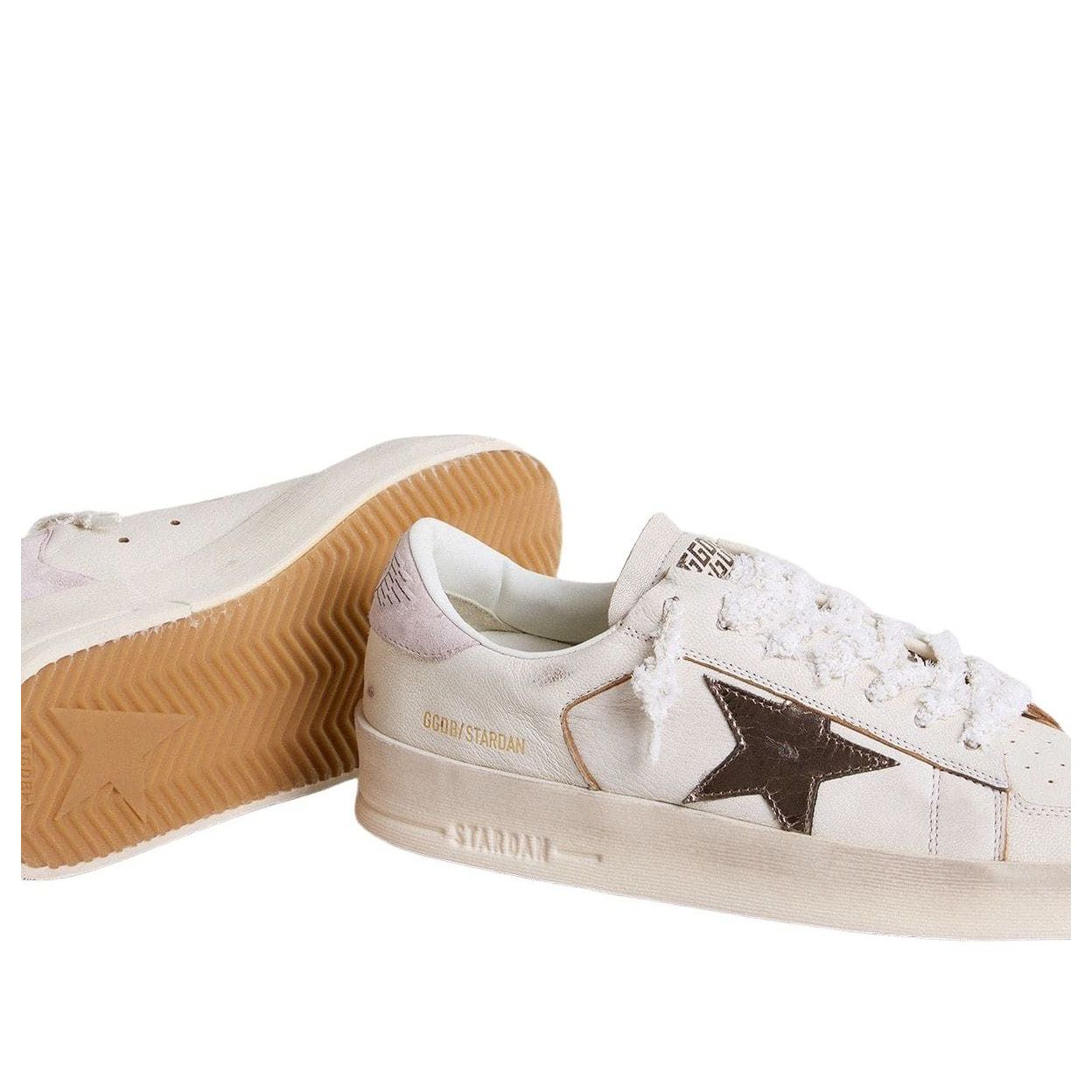 (WMNS) Golden Goose Stardan 'White Metallic Silver' GWF00128-F007276-82942