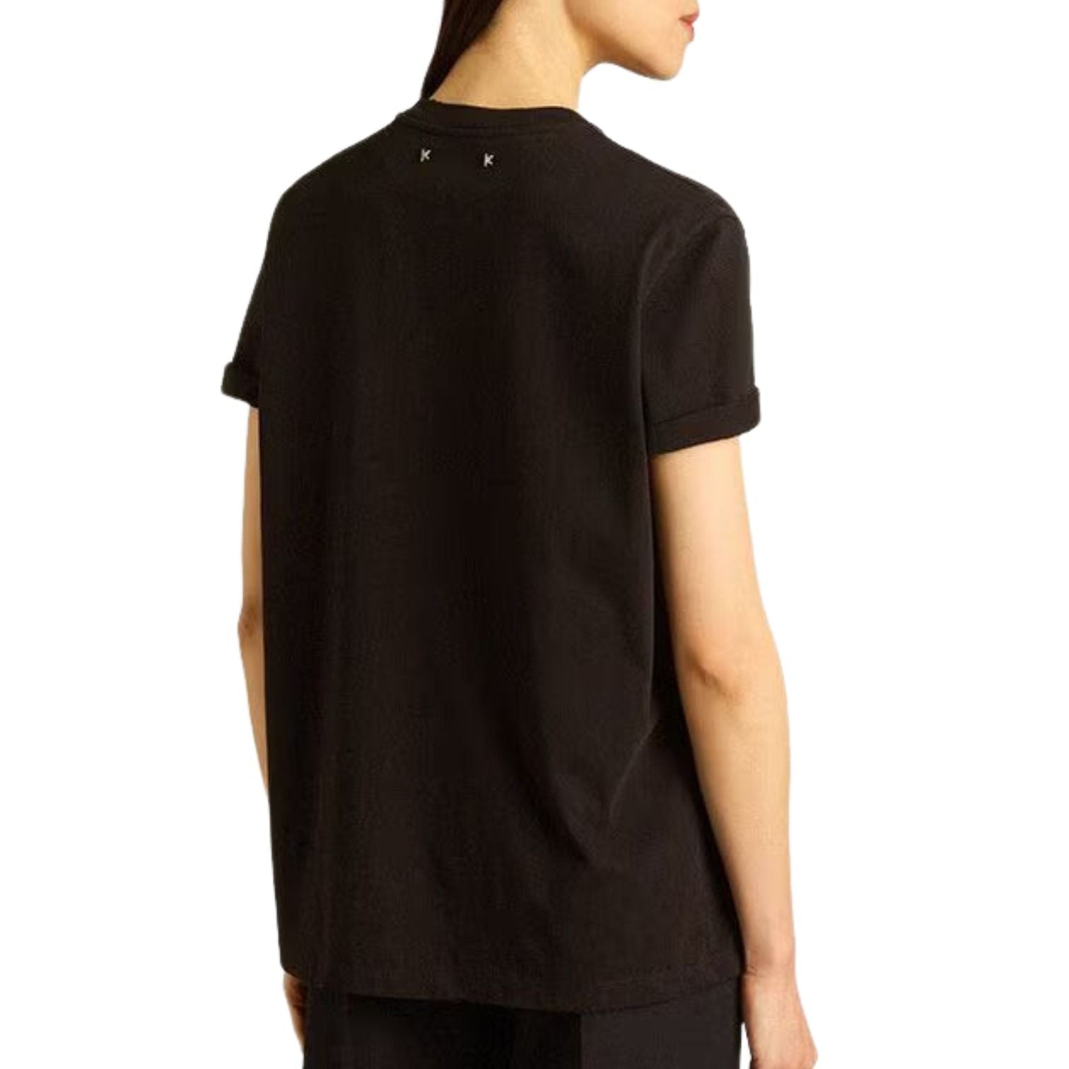 (WMNS) Golden Goose Short Sleeve T-Shirt 'Black' GWP01220-P000637-90292