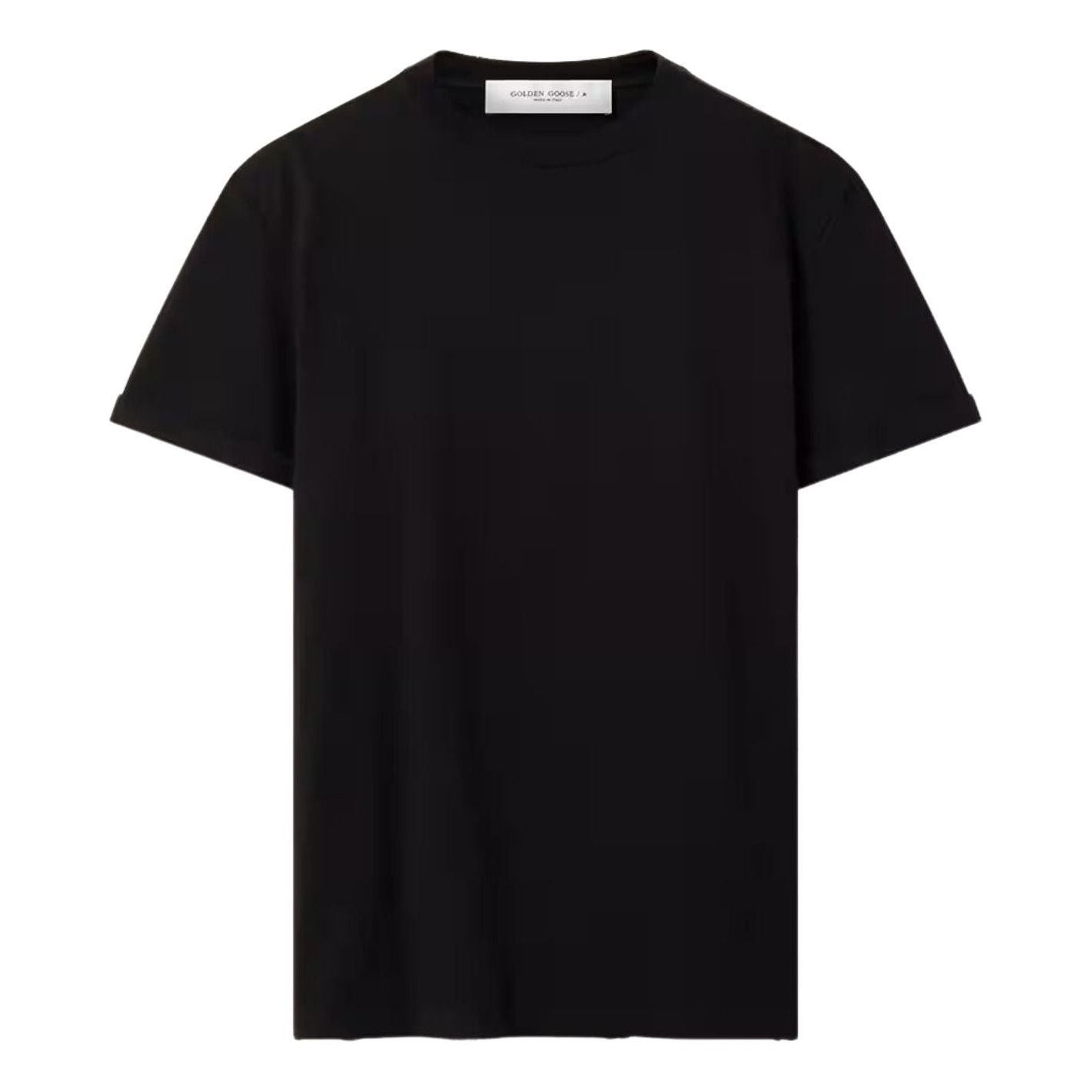 (WMNS) Golden Goose Short Sleeve T-Shirt 'Black' GWP01220-P000637-90292