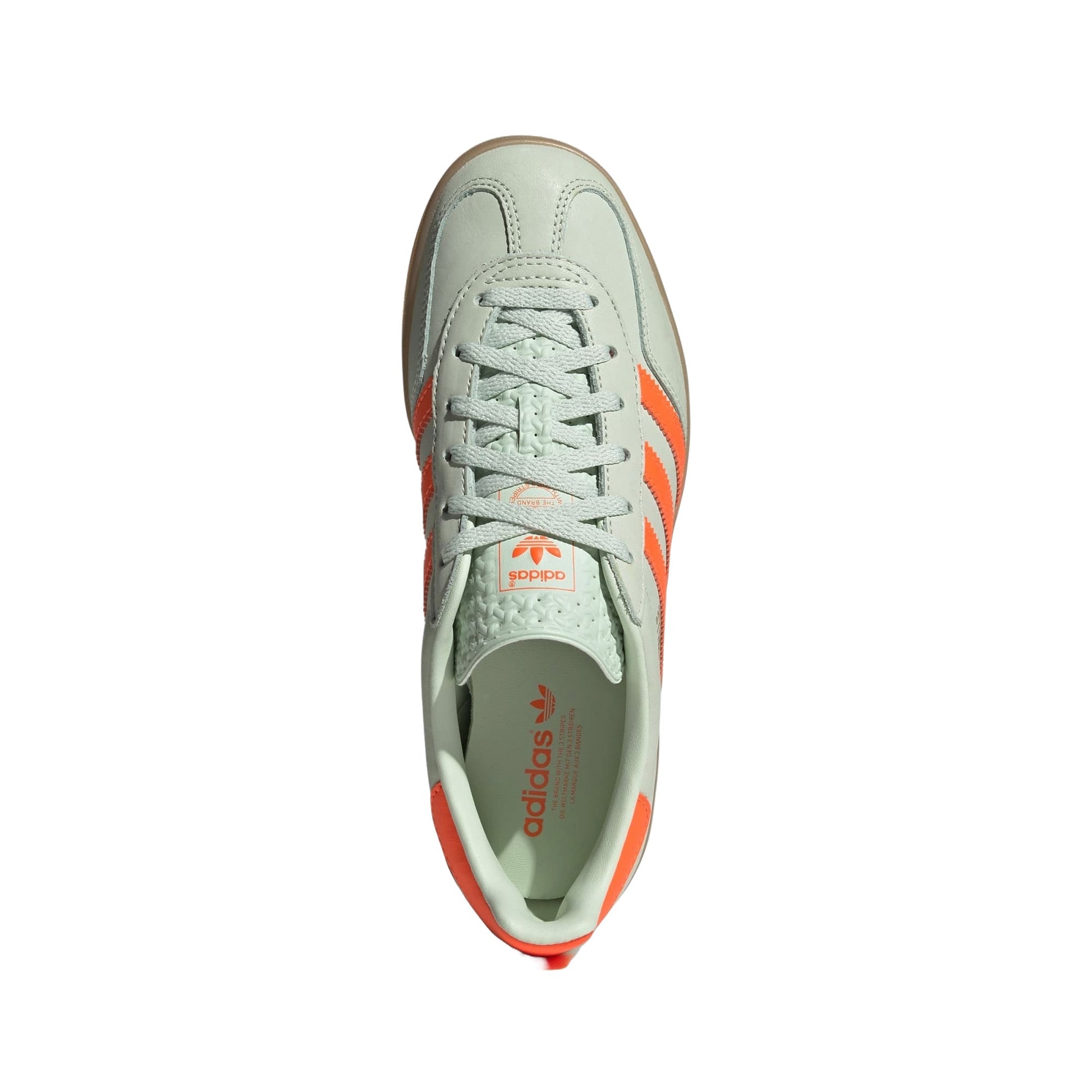 (WMNS) adidas Gazelle Indoor 'Linen Green Solar Orange' IF6982