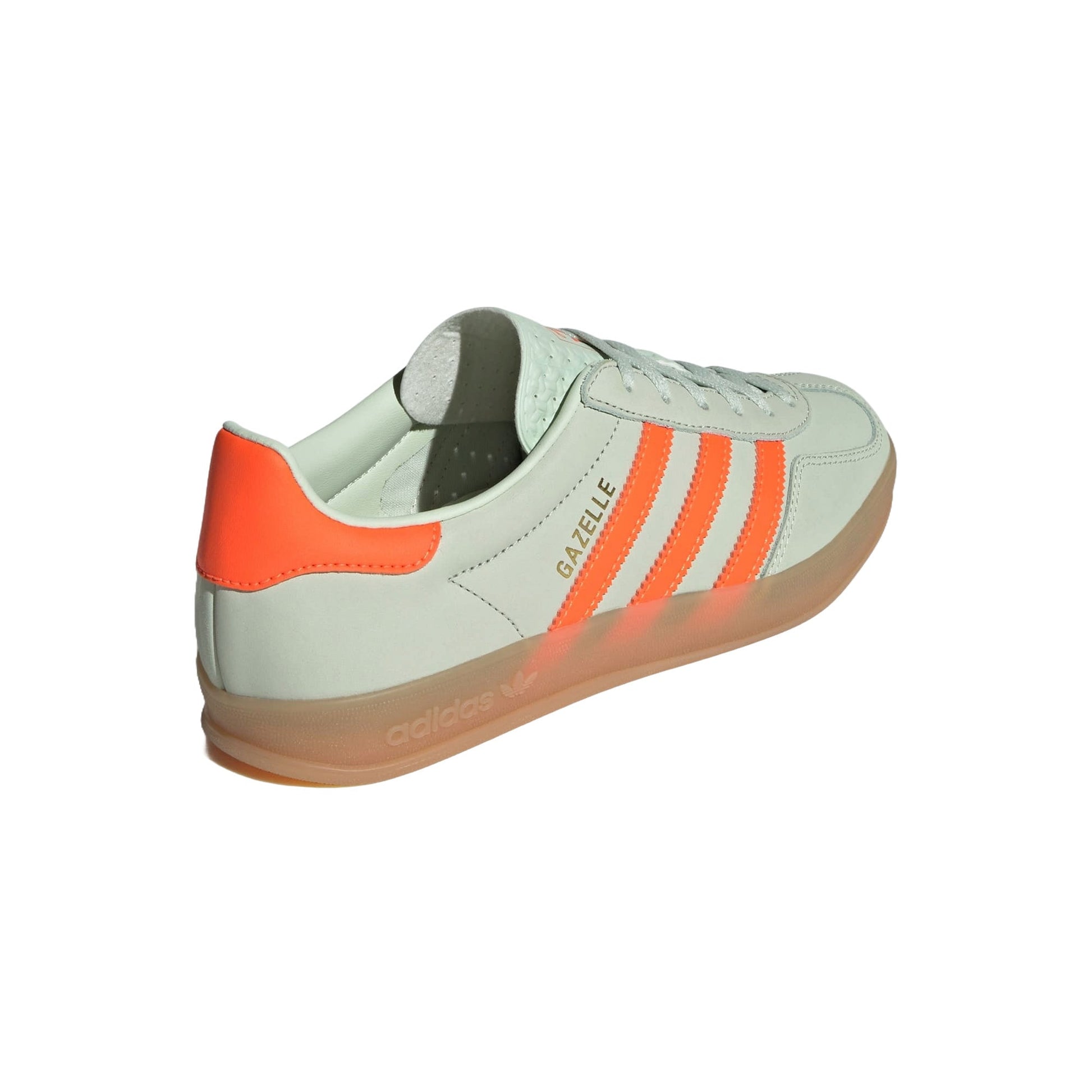 (WMNS) adidas Gazelle Indoor 'Linen Green Solar Orange' IF6982