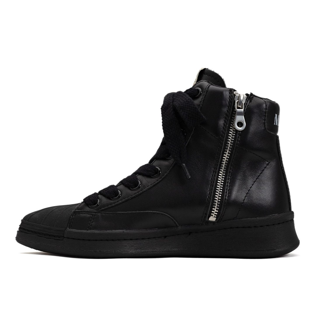 Maison MIHARA YASUHIRO DANDE OG Sole Leather High-top Sneaker 'Black' B09FW701-BLKBLK