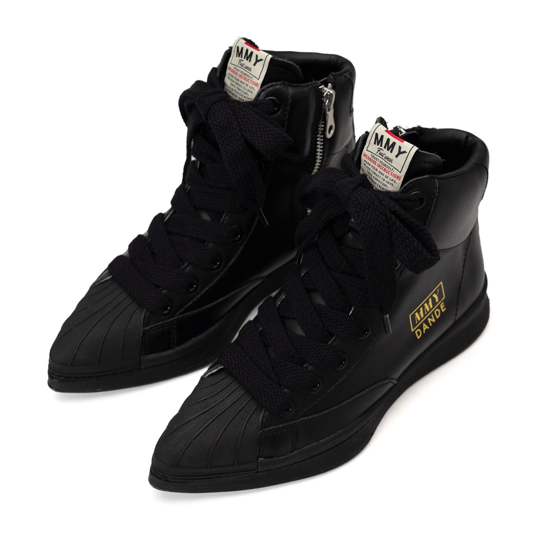 Maison MIHARA YASUHIRO DANDE OG Sole Leather High-top Sneaker 'Black' B09FW701-BLKBLK