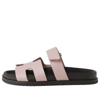 (WMNS) HERMES Chypre Sandals 'Pink Calfskin' H222299Z-CG3