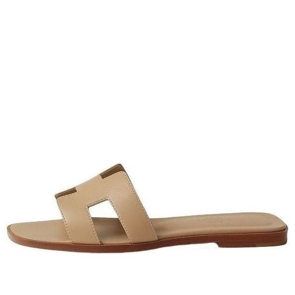 (WMNS) HERMES Oran Sandal 'Beige' H202230Z-5K385