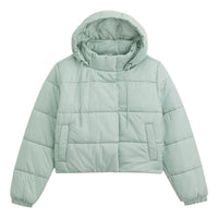 (WMNS) Vans Hillgate Cropped Puffer Jacket 'Olive Green' VN000PK1EMW