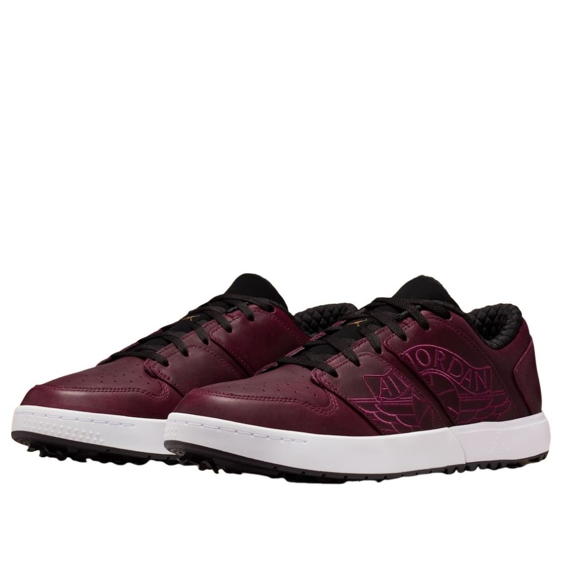 Air Jordan Nu Retro 1 Low Golf 'Bordeaux White Black' IB1809-100