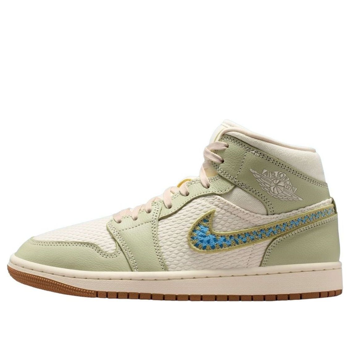 (WMNS) Air Jordan 1 Mid Woven 'Olive Aura' II0570-302