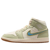 (WMNS) Air Jordan 1 Mid Woven 'Olive Aura' II0570-302