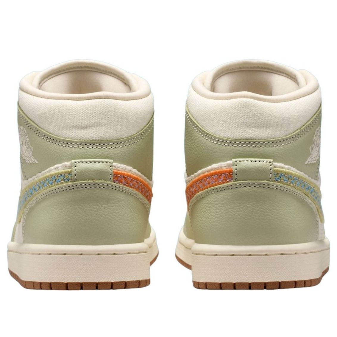 (WMNS) Air Jordan 1 Mid Woven 'Olive Aura' II0570-302
