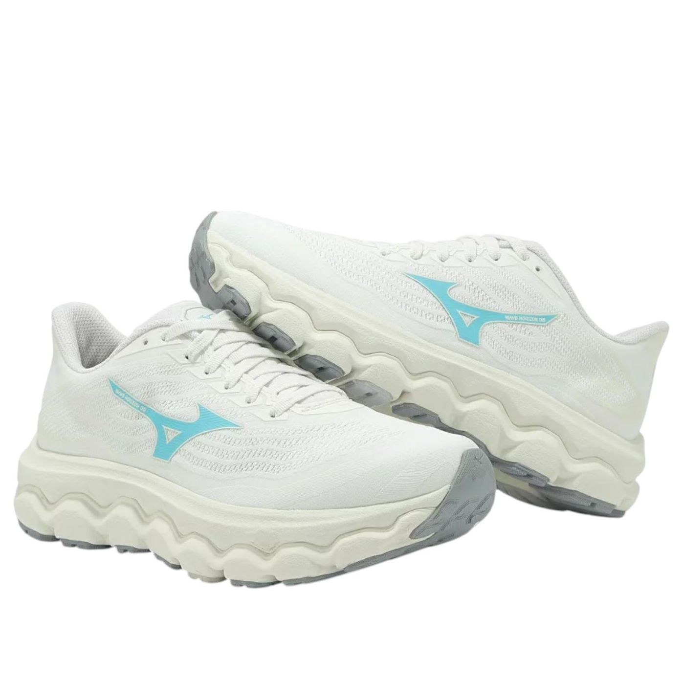 (WMNS) Mizuno Wave Horizon 8 Super Wide 'Beige Grey' J1GD253172