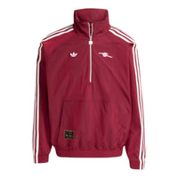 adidas Arsenal Terrace Icon Half-Zip Jacket 'Team Coll Burgundy'  JM9399