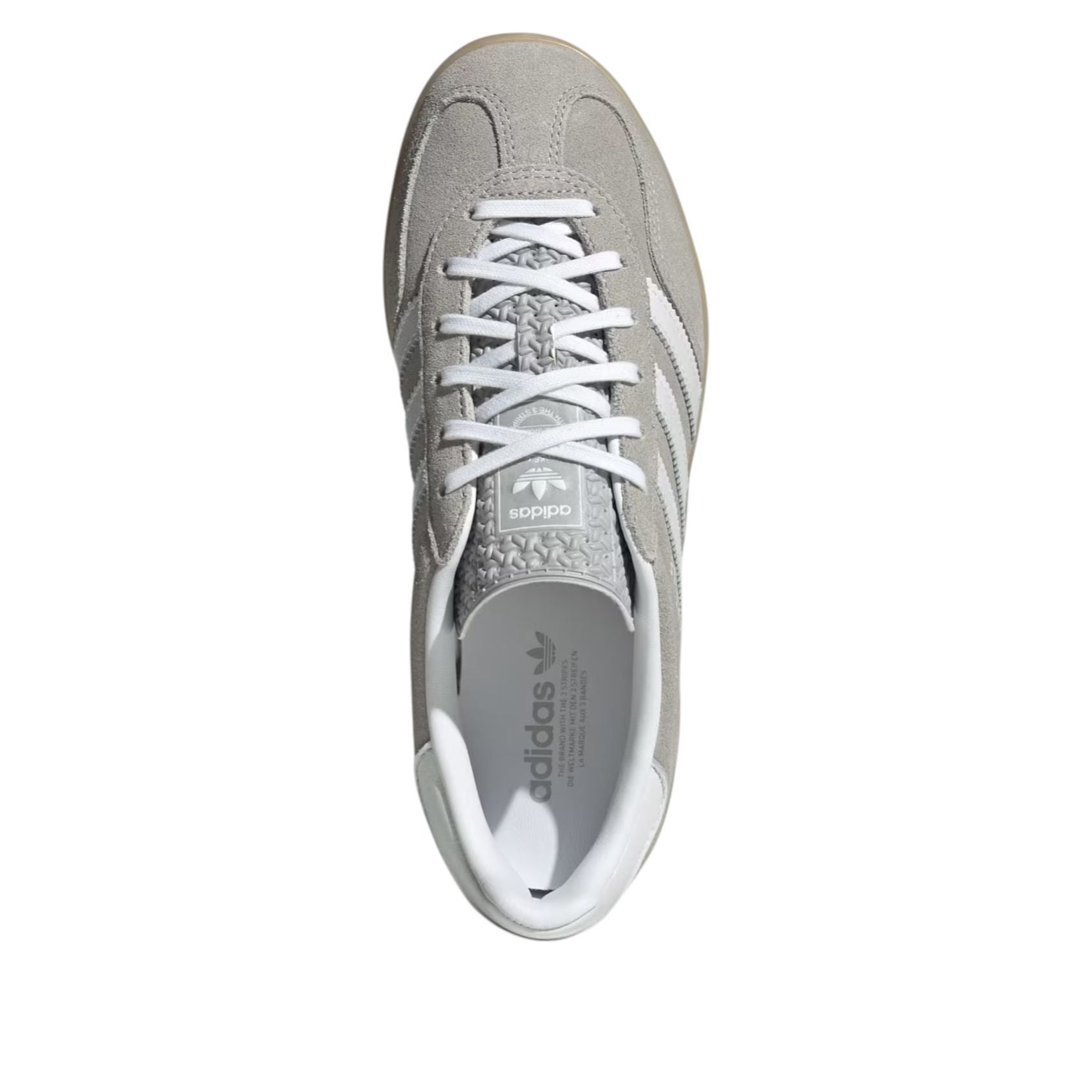 (WMNS) adidas Gazelle Indoor 'Grey White Gum'  JQ7008
