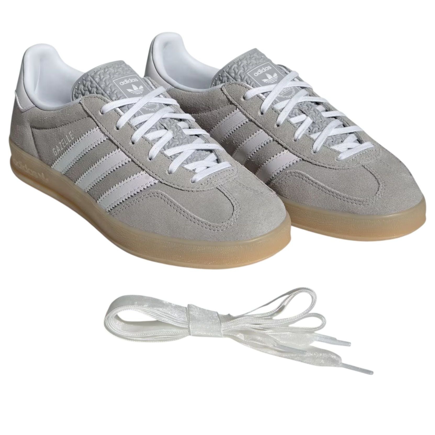 (WMNS) adidas Gazelle Indoor 'Grey White Gum'  JQ7008