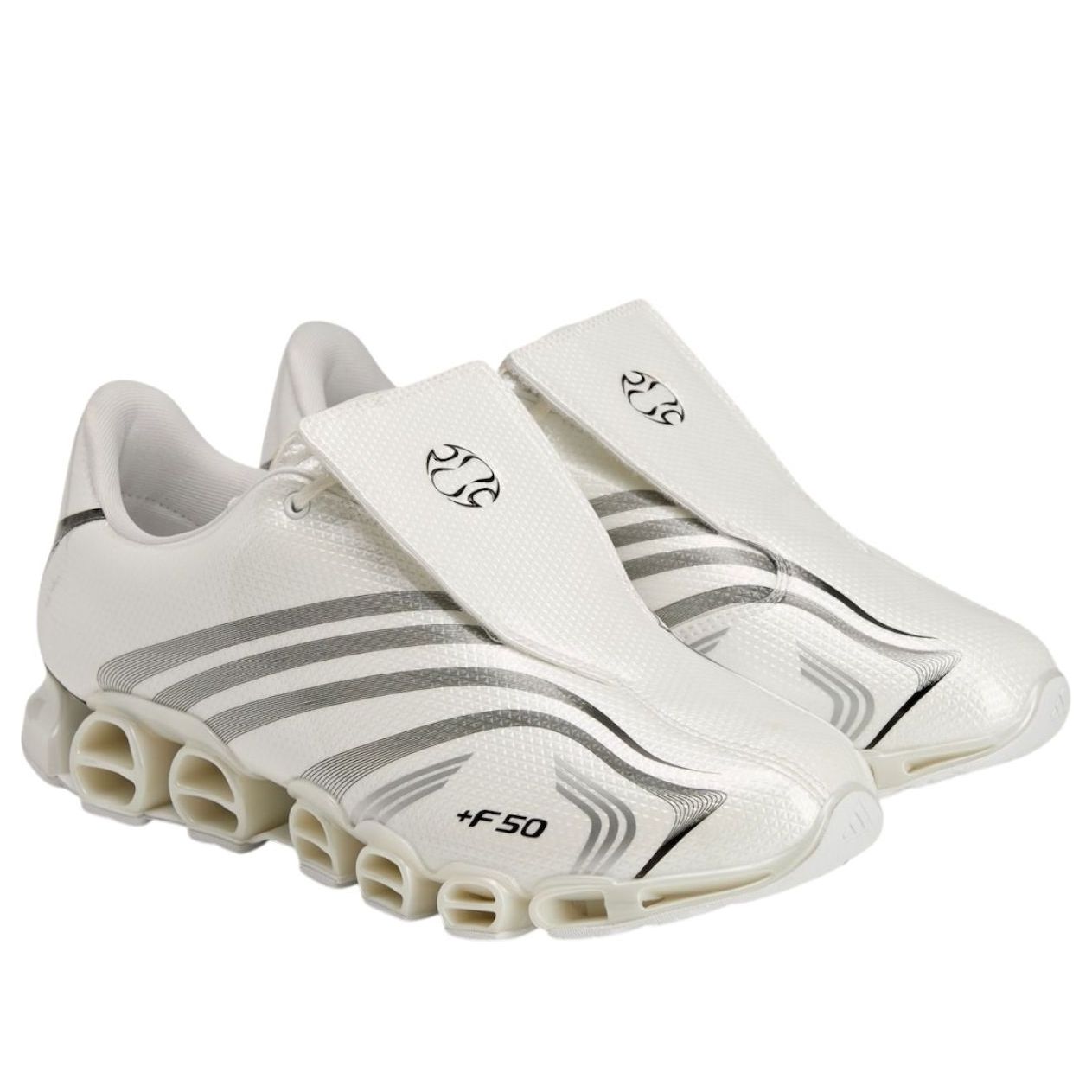 adidas x Slam Jam F50 Megaride 'White Silver' JR2200