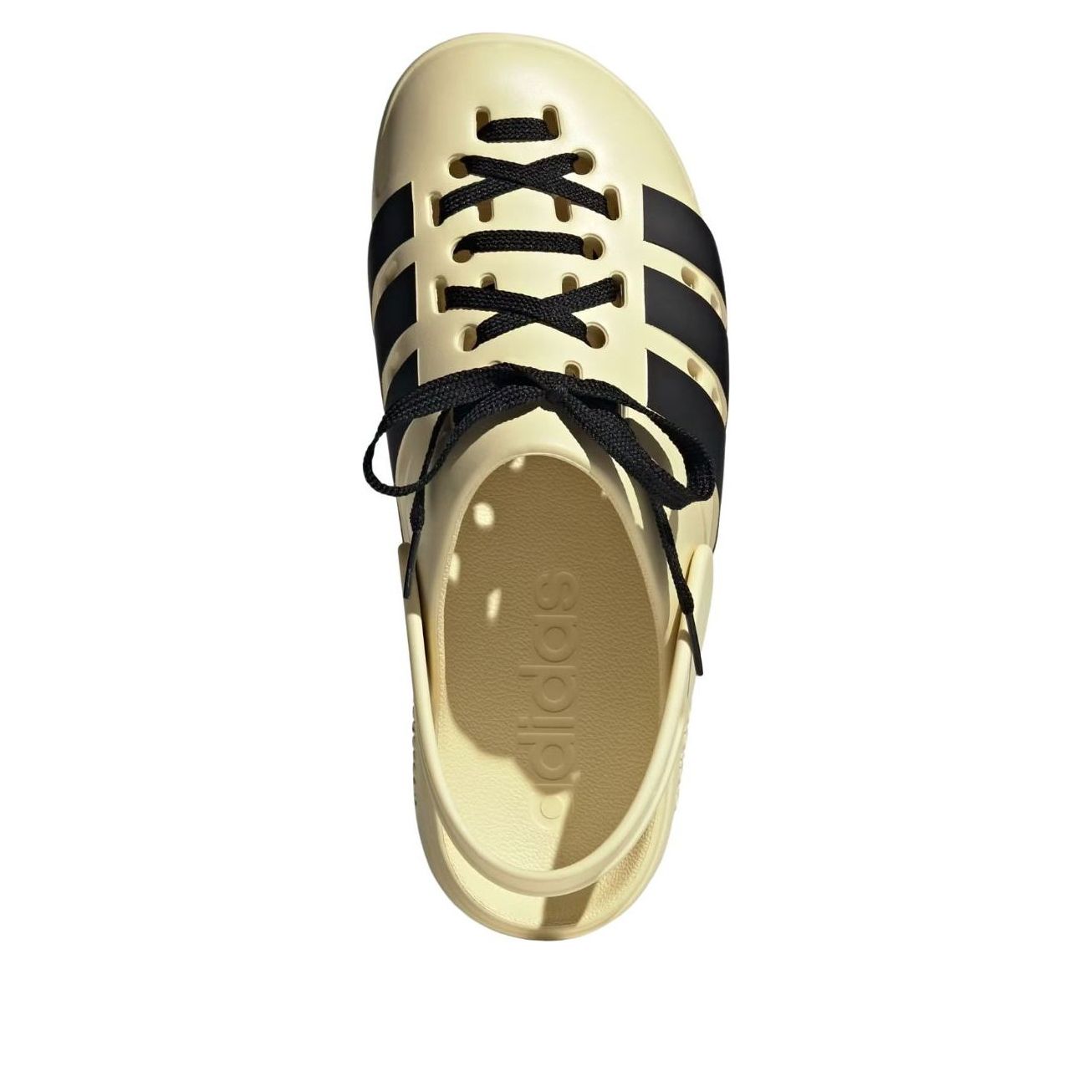 adidas Adilette Clog 2.0 'Warm Vanilla Black' JR4026