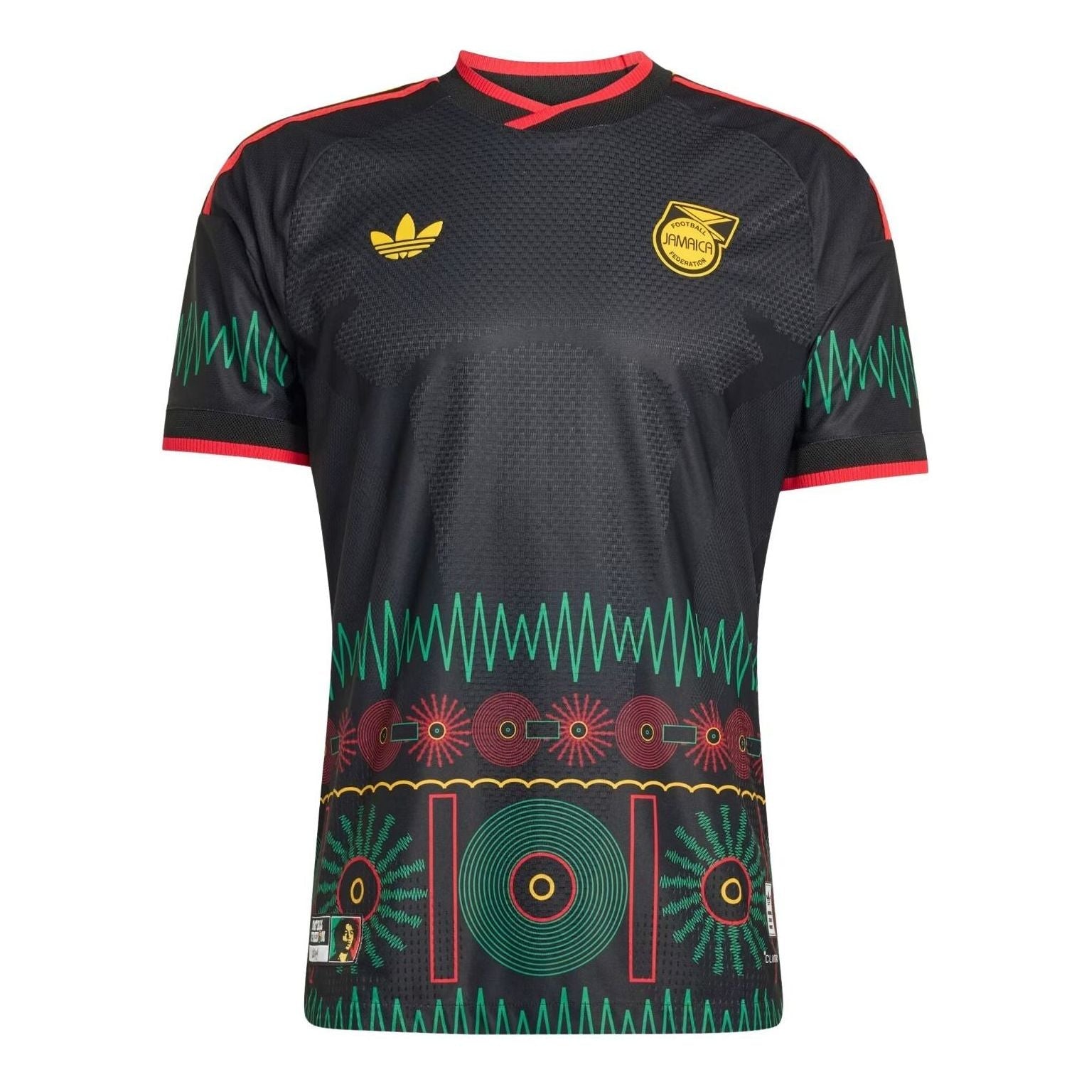 adidas Jamaica 2026 x Bob Marley Away Authentic Jersey 'Black' KB7474