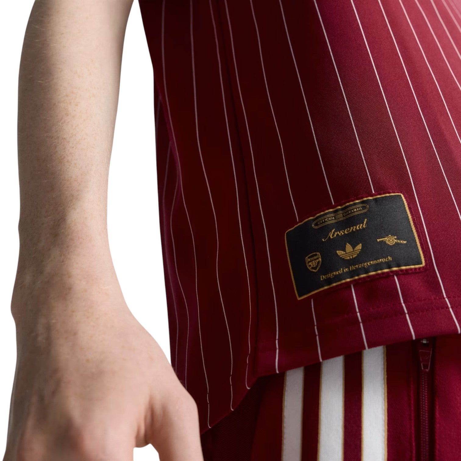 adidas Arsenal Terrace Icon Jersey Asia Sizing 'Collegiate Burgundy' KB6427