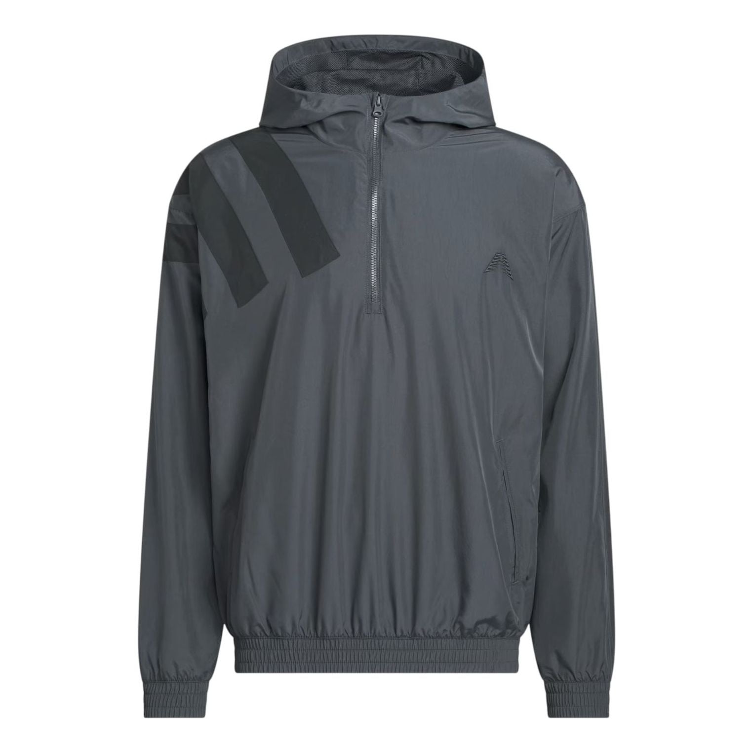adidas Anthony Edwards Anorak Pullover Jacket Asia Sizing 'Carbon'  KC1611