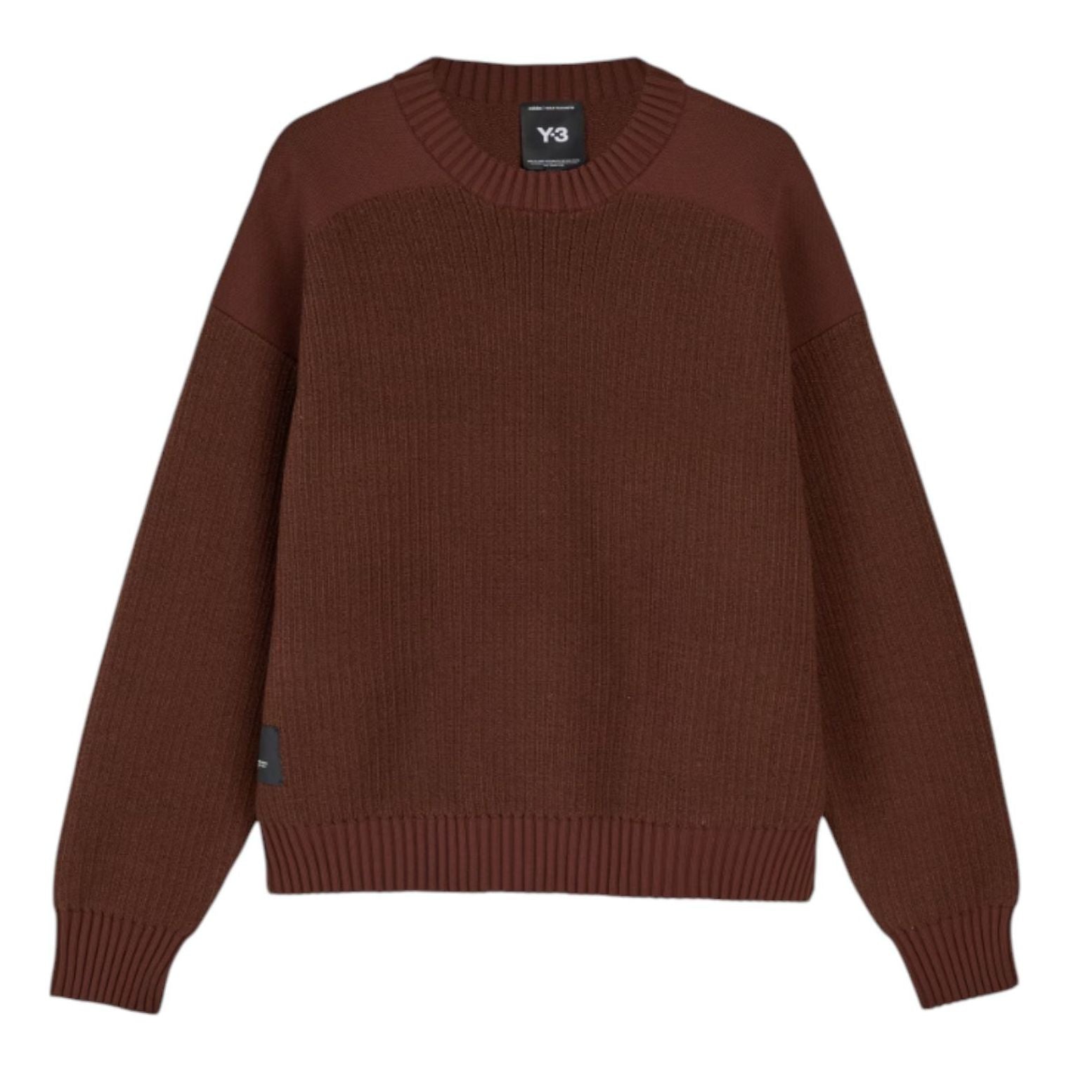 adidas Y-3 UT Knit Crew Sweater 'Mystery Brown' KD2560