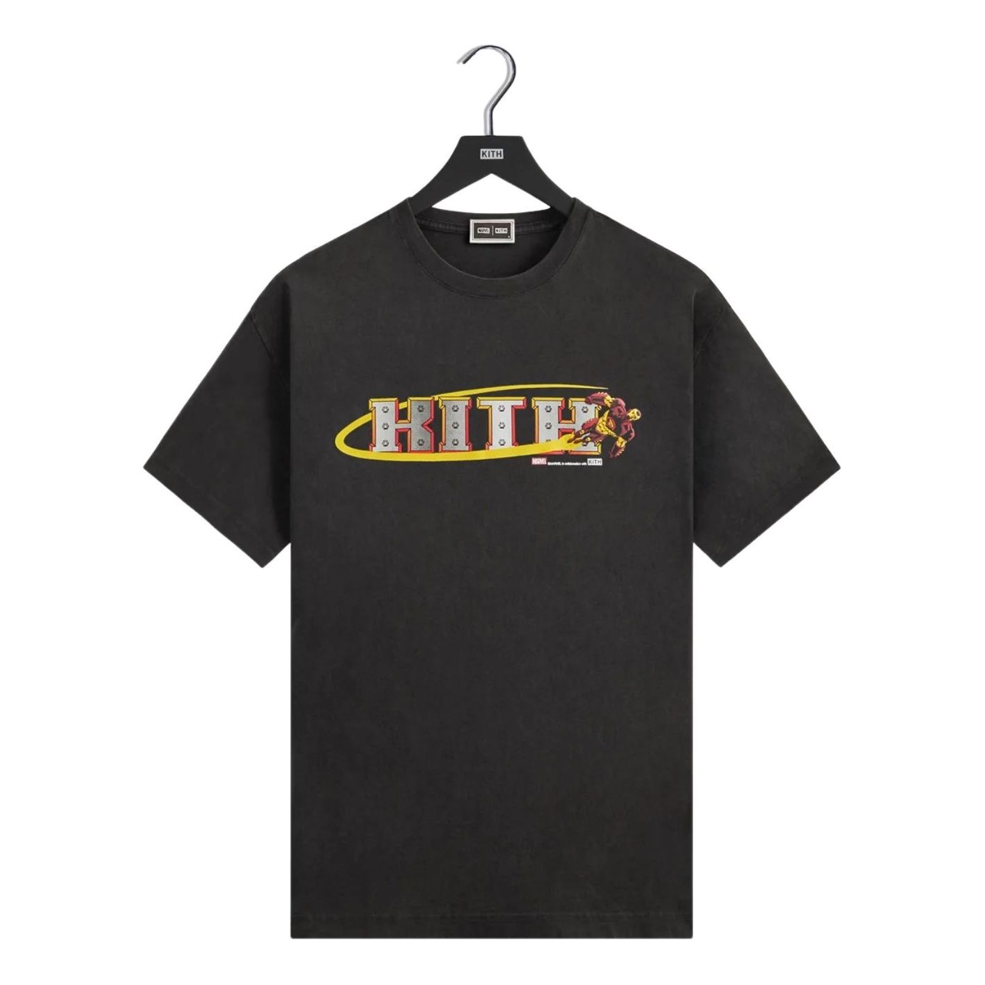 KITH x Marvel Iron Man Vintage T-Shirt 'Black' KHM034332-001