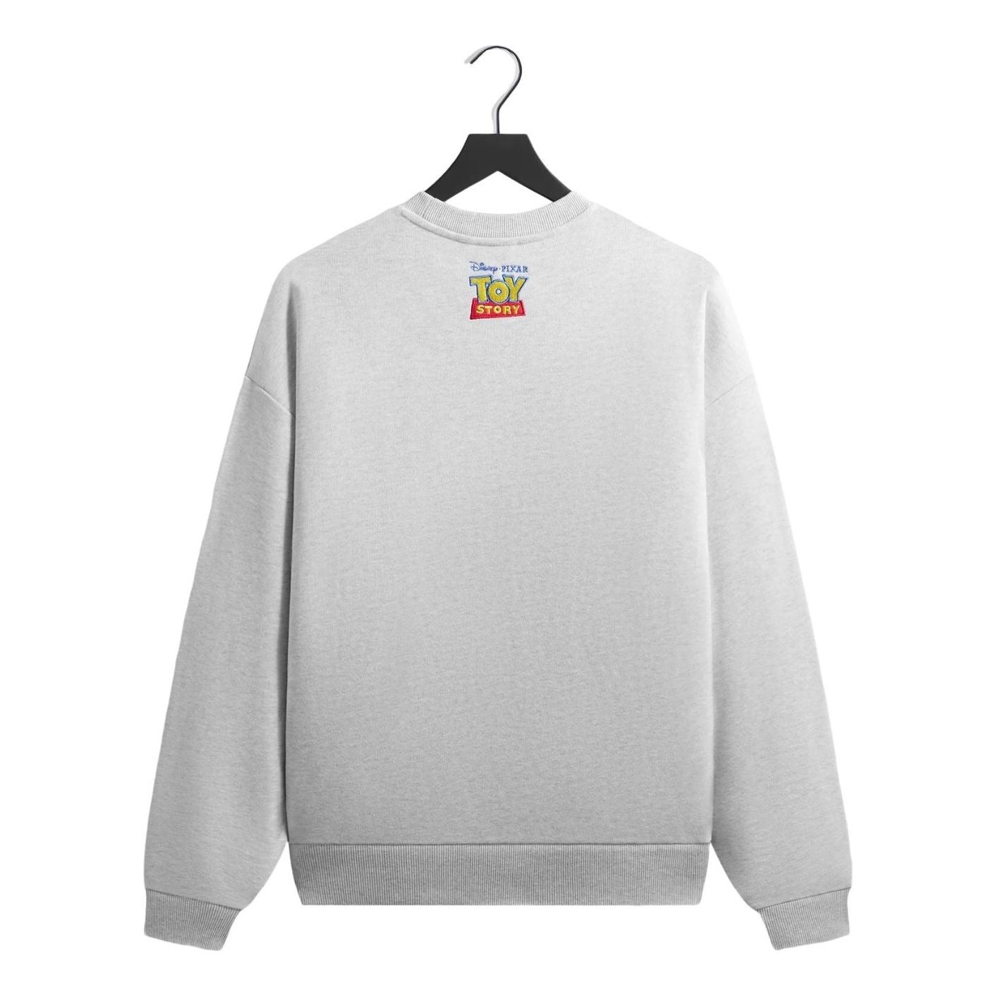 KITH x Disney Pixar Pizza Planet Nelson Crewneck 'Light Heather Grey' KHM034363-002