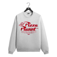 KITH x Disney Pixar Pizza Planet Nelson Crewneck 'Light Heather Grey' KHM034363-002