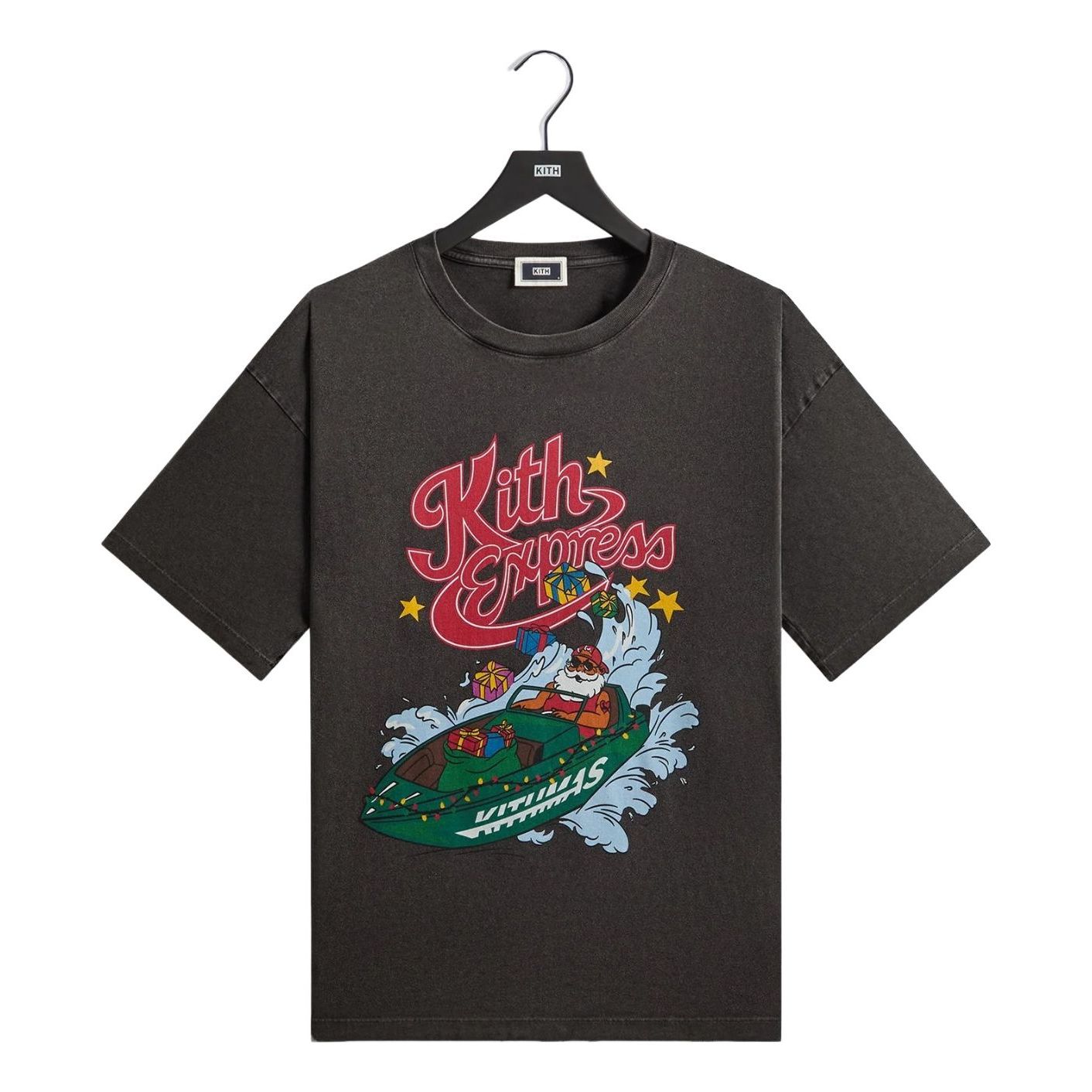 KITH Kithmas 2025 Express Jones Vintage T-Shirt 'Black' KHM034415-001