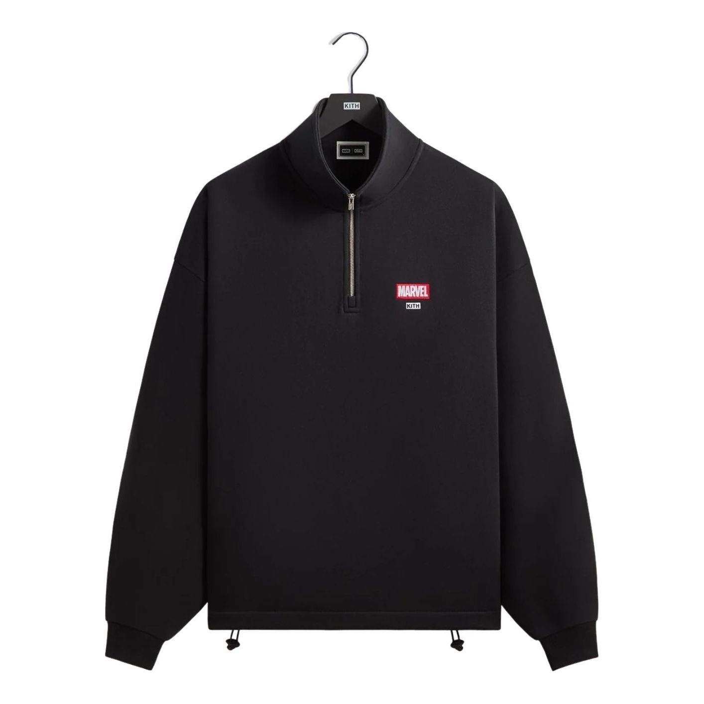 KITH x Marvel Wolverine Nelson Quarter Zip 'Black' KHM034775-001