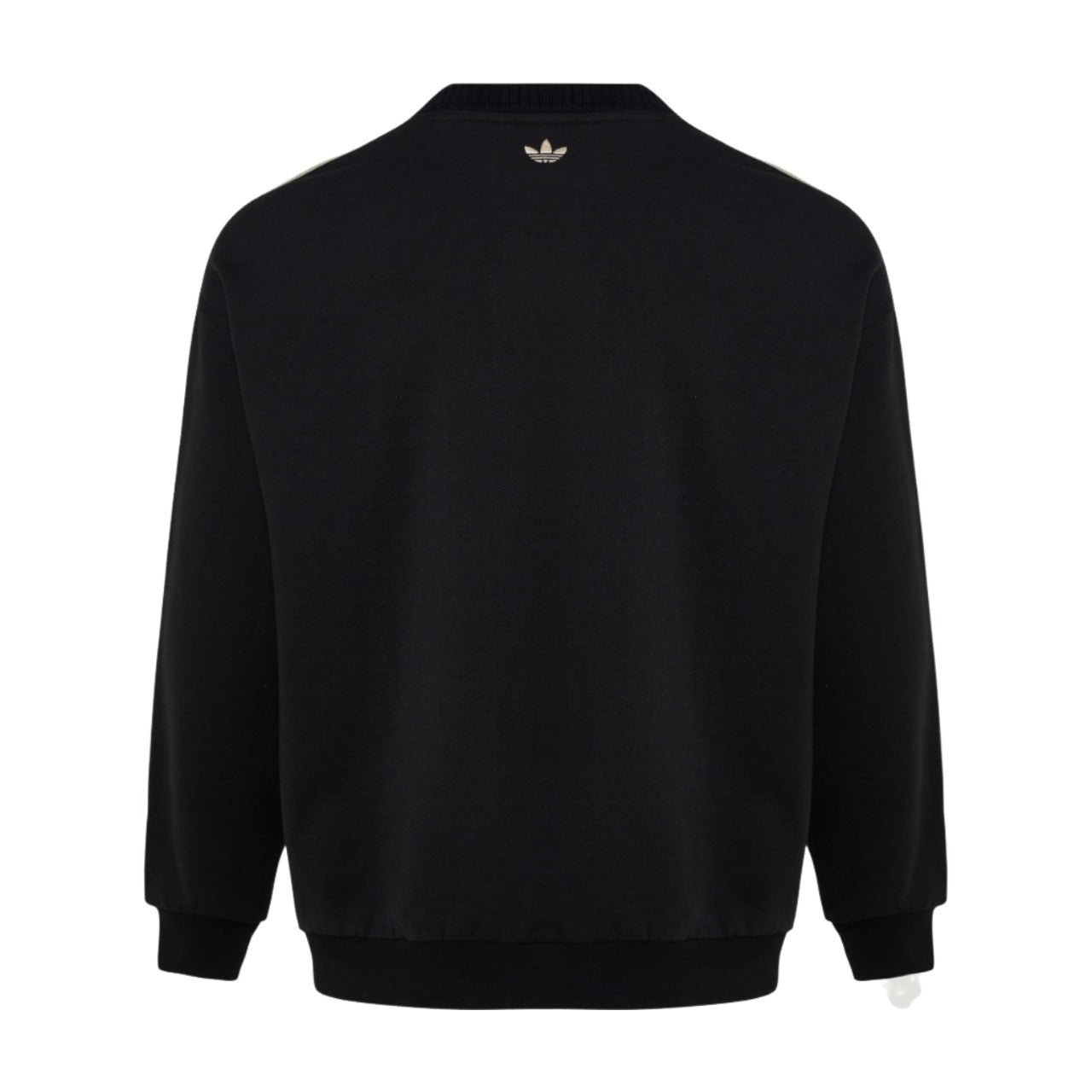 adidas FW25 Crafted Crewneck Jumper Asia Sizing 'Black' KU1422