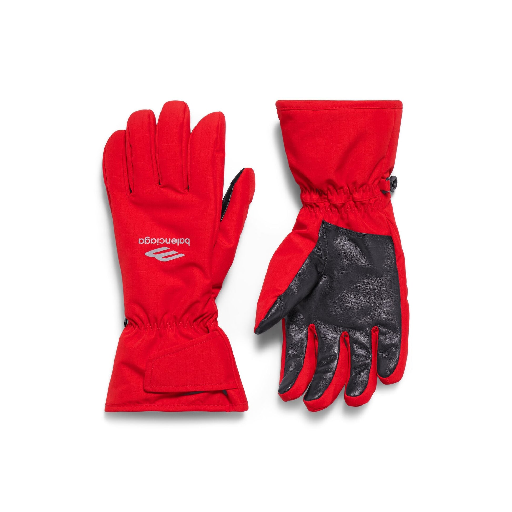 Balenciaga 3b Sports Icon Ski Gloves 'Red' 7731474D9B46400