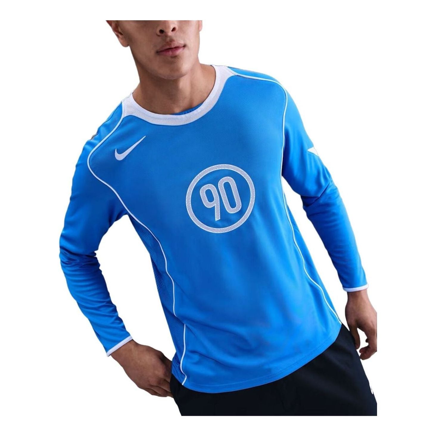 Nike Total 90 Dri-FIT LS Jersey 'LT Photo Blue White' IM6311-435