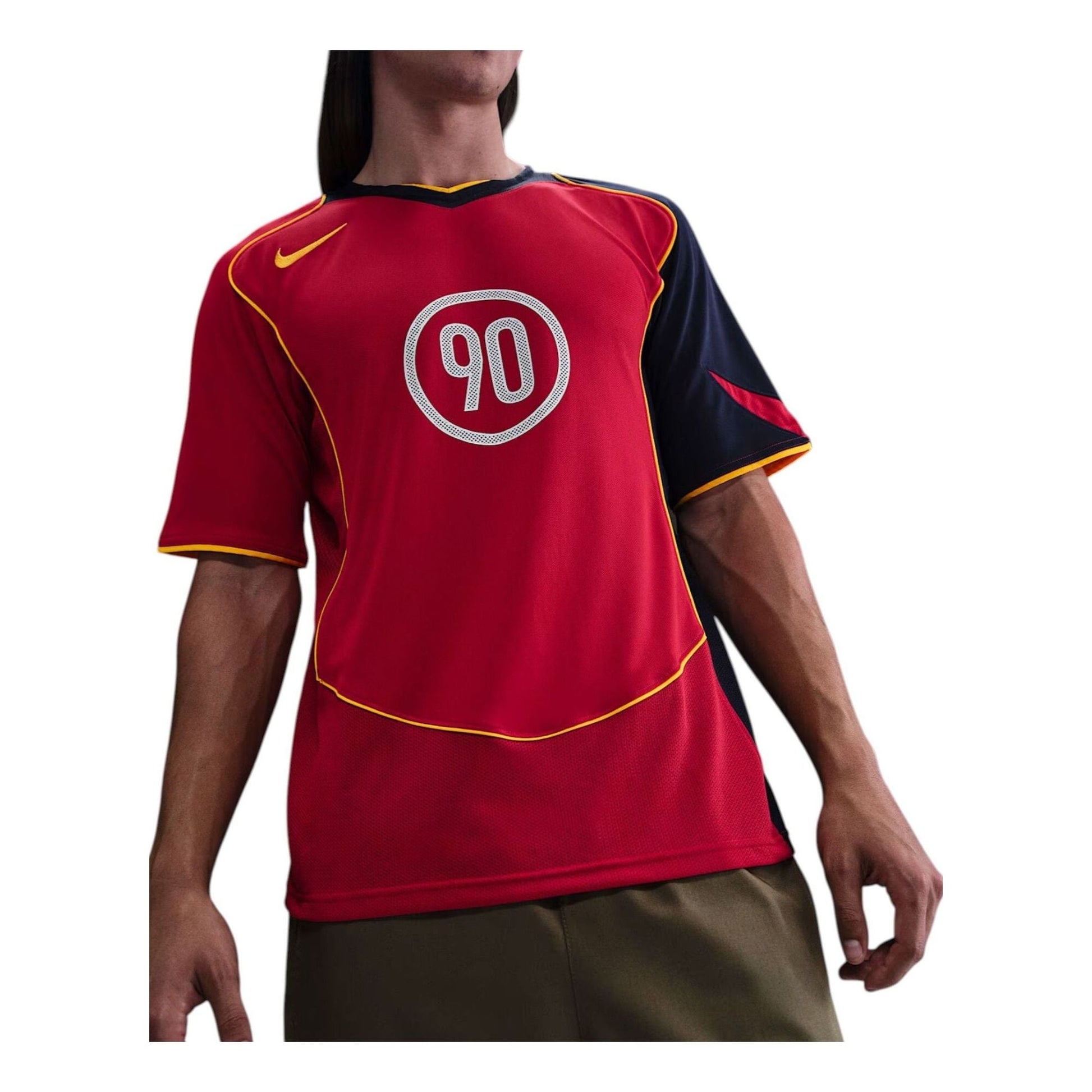 Nike Total 90 Dri-FIT Soccer Jersey 'Gym Red Midnight Navy' IB4208-687
