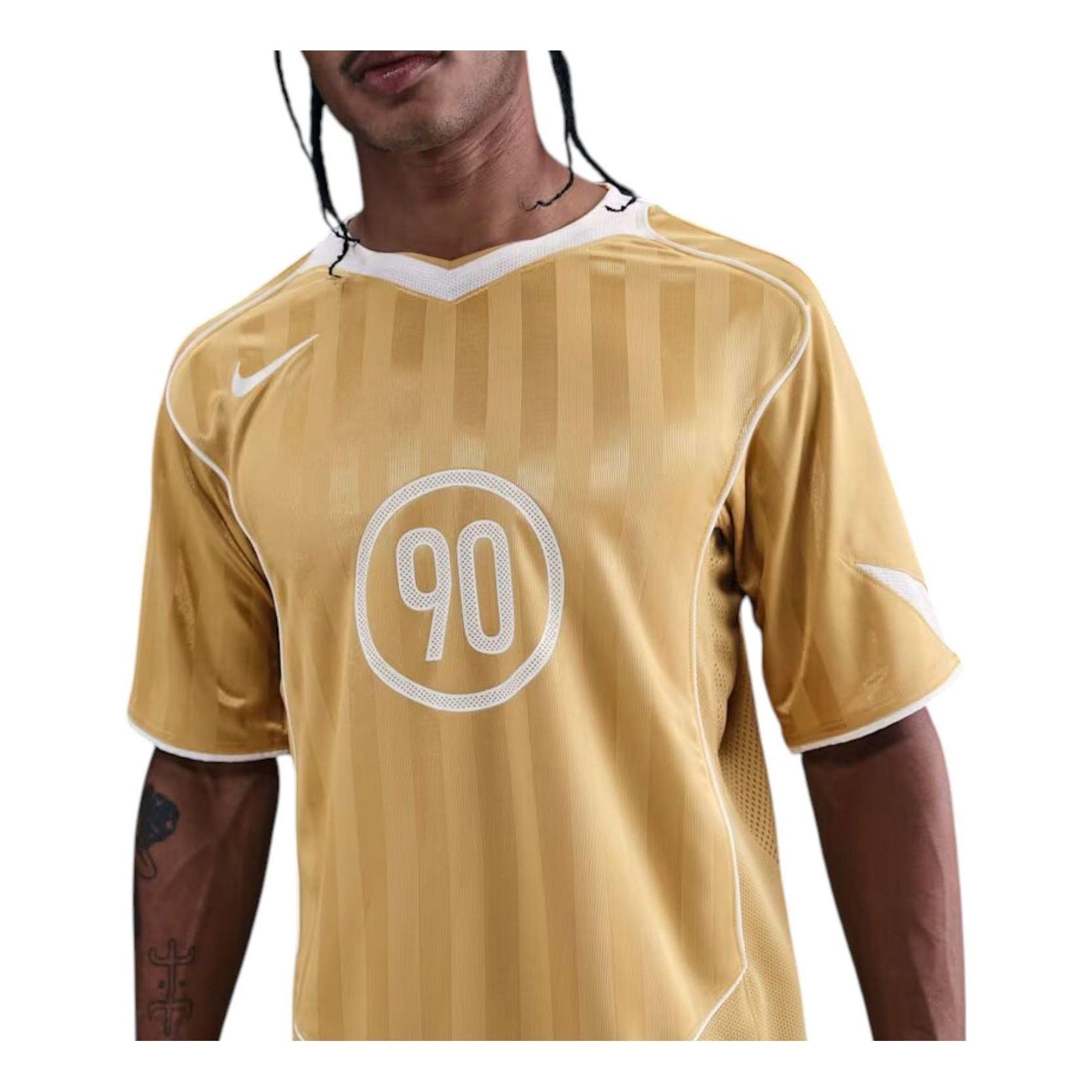 Nike Total 90 Dri-FIT Short-Sleeve Jersey 'Club Gold Summit White' IM6307-714