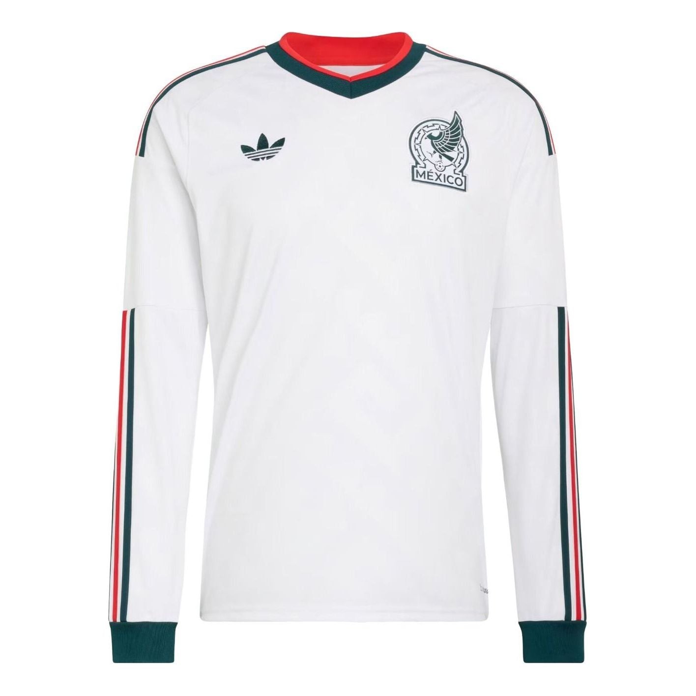 adidas Mexico 2026 Away Long Sleeve Jersey 'White' JZ2821