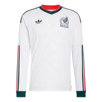 adidas Mexico 2026 Away Long Sleeve Jersey 'White' JZ2821