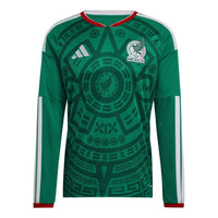 adidas Mexico 2026 Home Long Sleeve Jersey 'Bold Green' KA6058