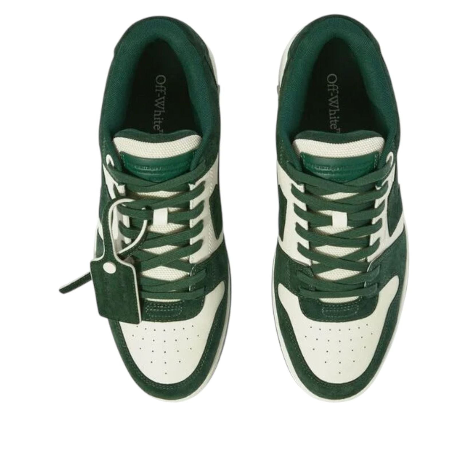 OFF-WHITE Out Of Office 'Jet Green Ecru' OMIA189S25LEA0074A6F