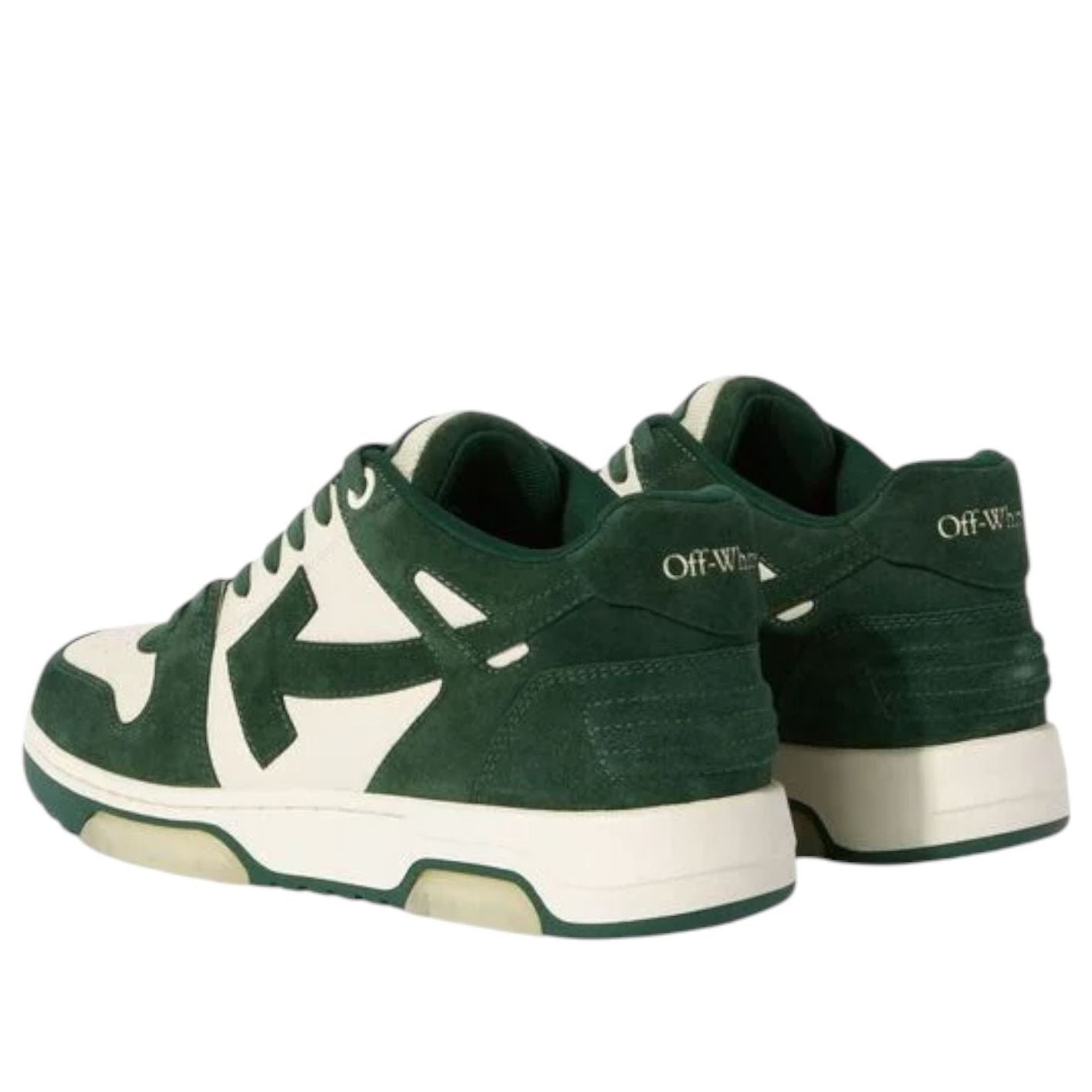 OFF-WHITE Out Of Office 'Jet Green Ecru' OMIA189S25LEA0074A6F
