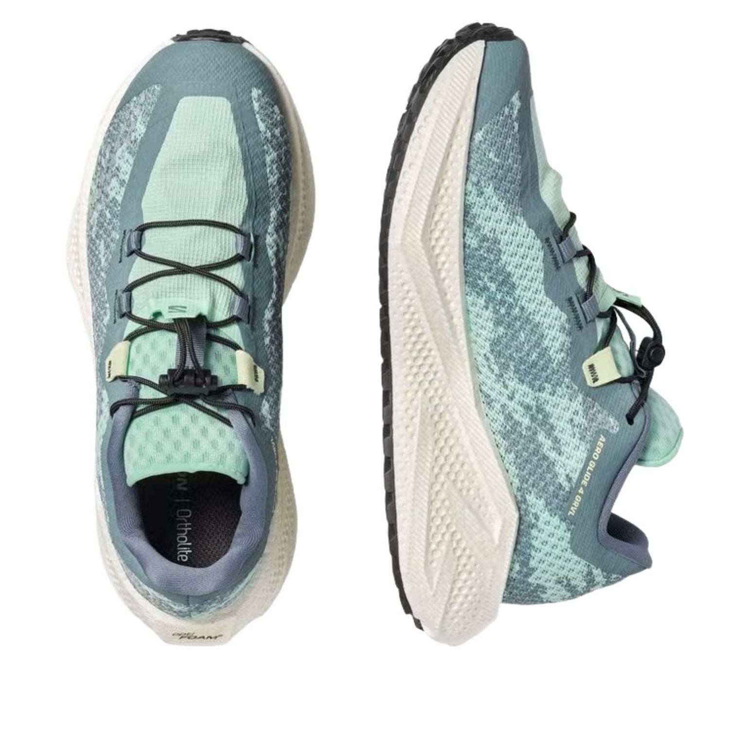(WMNS) SALOMON Areo Glide 4 GRVL 'Stormy Weather Lichen' 491757