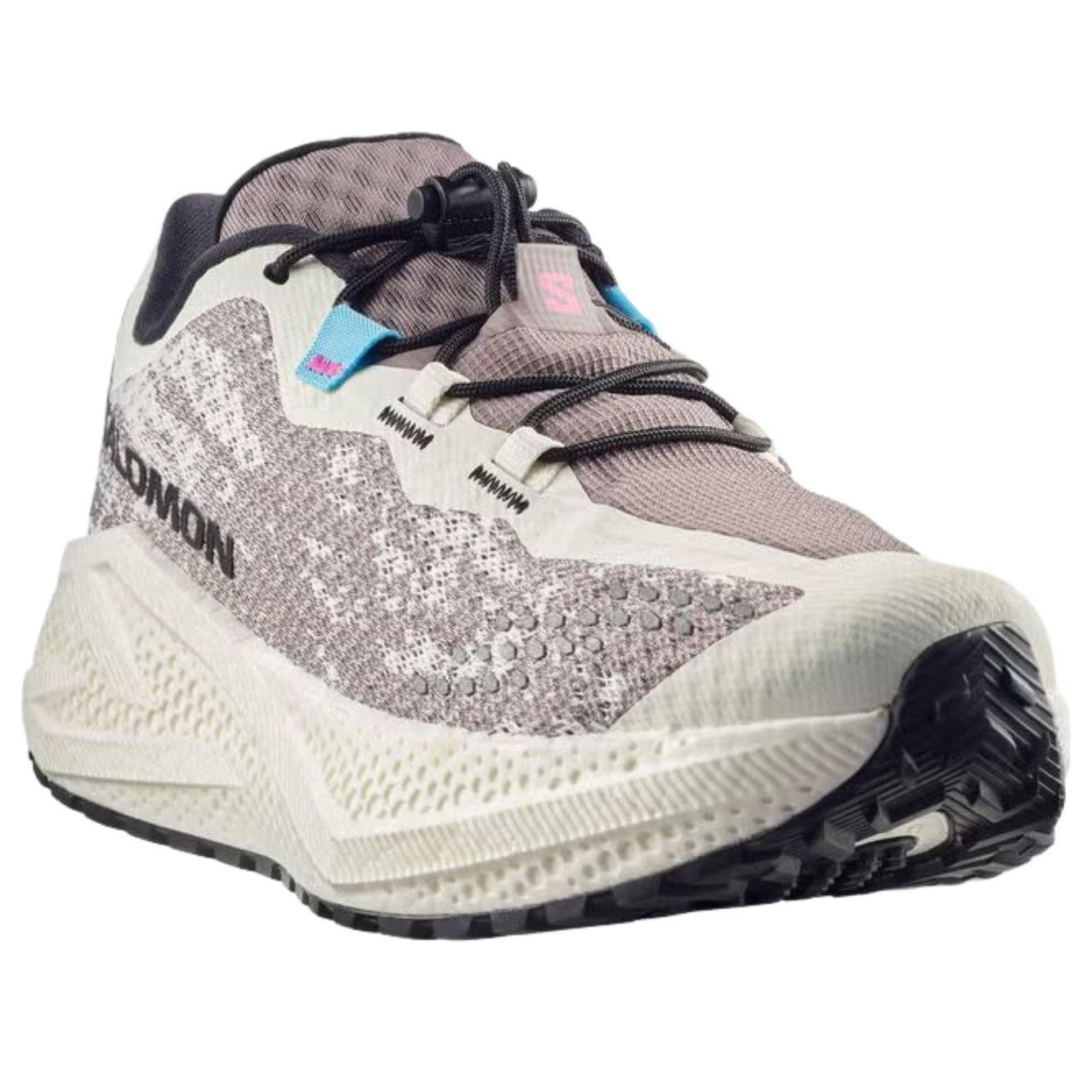 (WMNS) SALOMON Areo Glide 4 GRVL 'Vanilla Ice Black' 491755