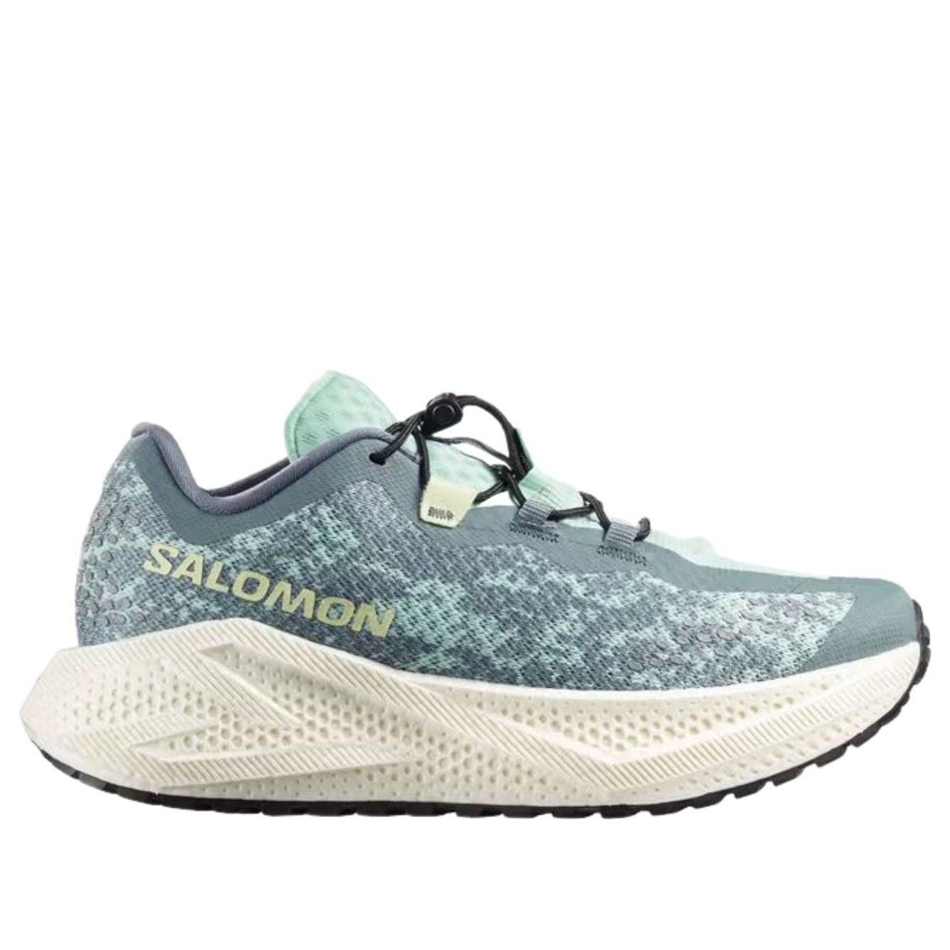 (WMNS) SALOMON Areo Glide 4 GRVL 'Stormy Weather Lichen' 491757