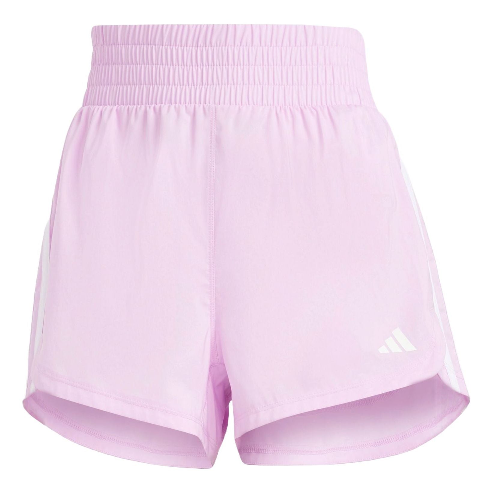 (WMNS) adidas Pacer Training 3-Stripes Woven High-Rise Shorts Asia Sizing 'Pink' IS1665