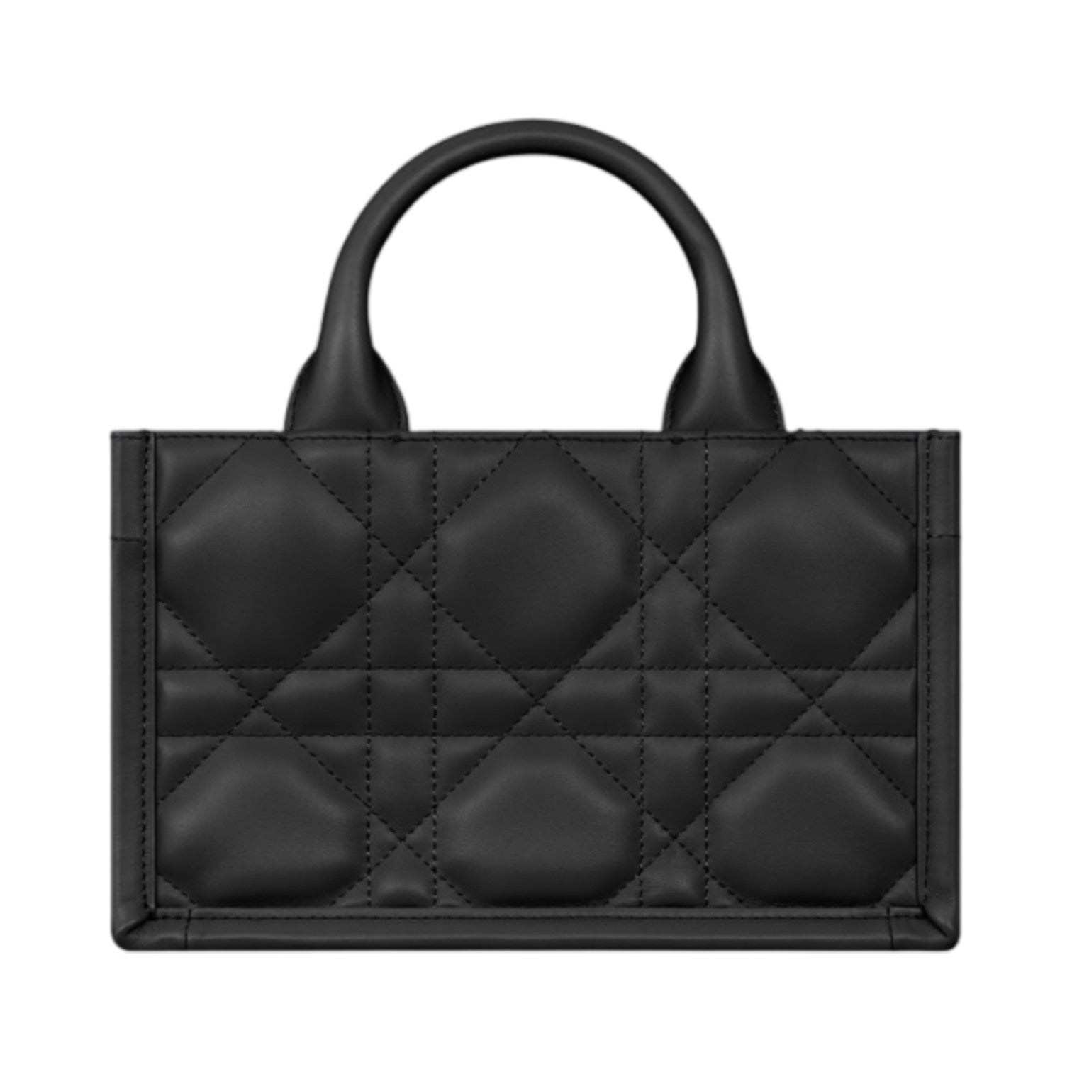 (WMNS)	DIOR Mini Book Tote with Strap 'Macrocannage Calfskin Black' S5573OWHP-M900