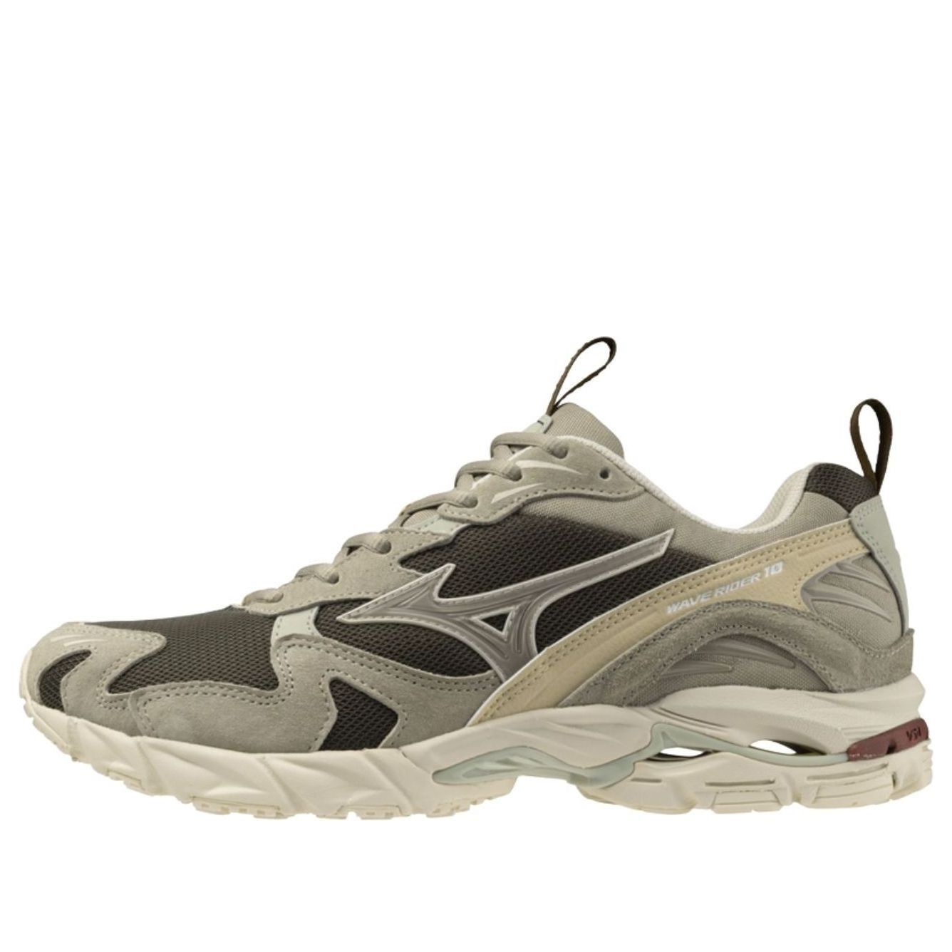 Mizuno Wave Rider 10 'Beluga Vintage Khaki' D1GA247102